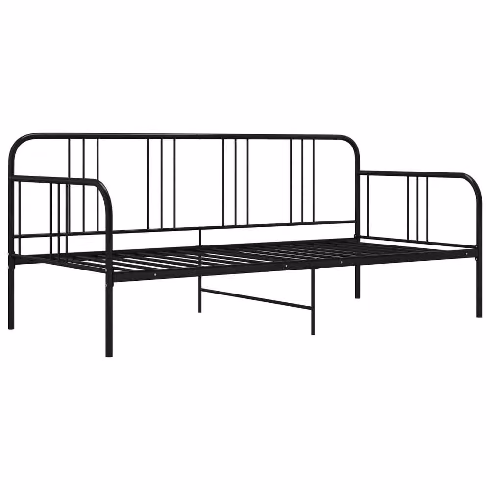 Berkfield Home Black Metal Sofa Bed Frame W/D/H: 90 x 200 cm – 2