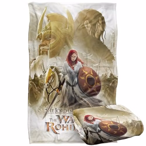 LOGOVISION Lord Of The Rings: War Of The Rohirrim Poster Multicolour Fleece Blanket