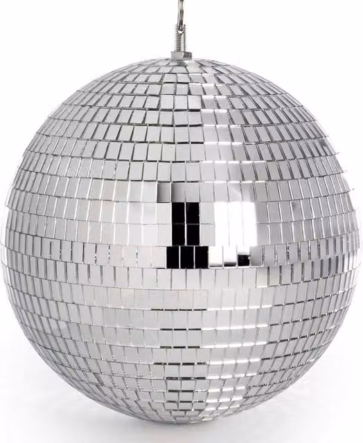 Magna Retail Silver Mirror Disco Ball, Diameter: 30 cm