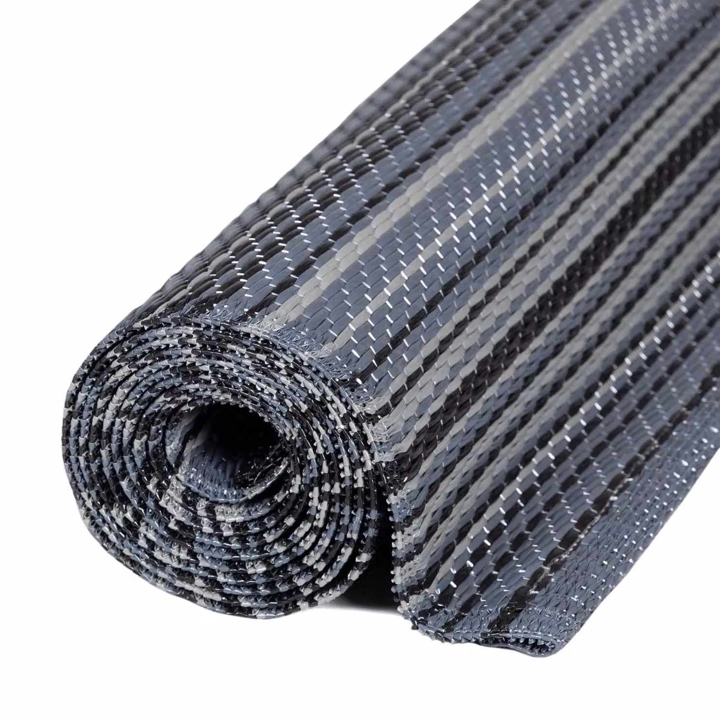 THE RUGS Reversible Weatherproof Outdoor Striped Rainbow Grey Rug, W: 180 cm, D: 270 cm – 3