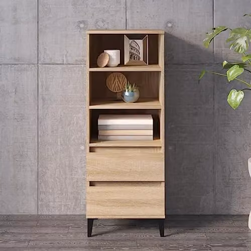 vidaXL Highboard in Brown, W/D/H: 40 x 36 x 110 cm – 2