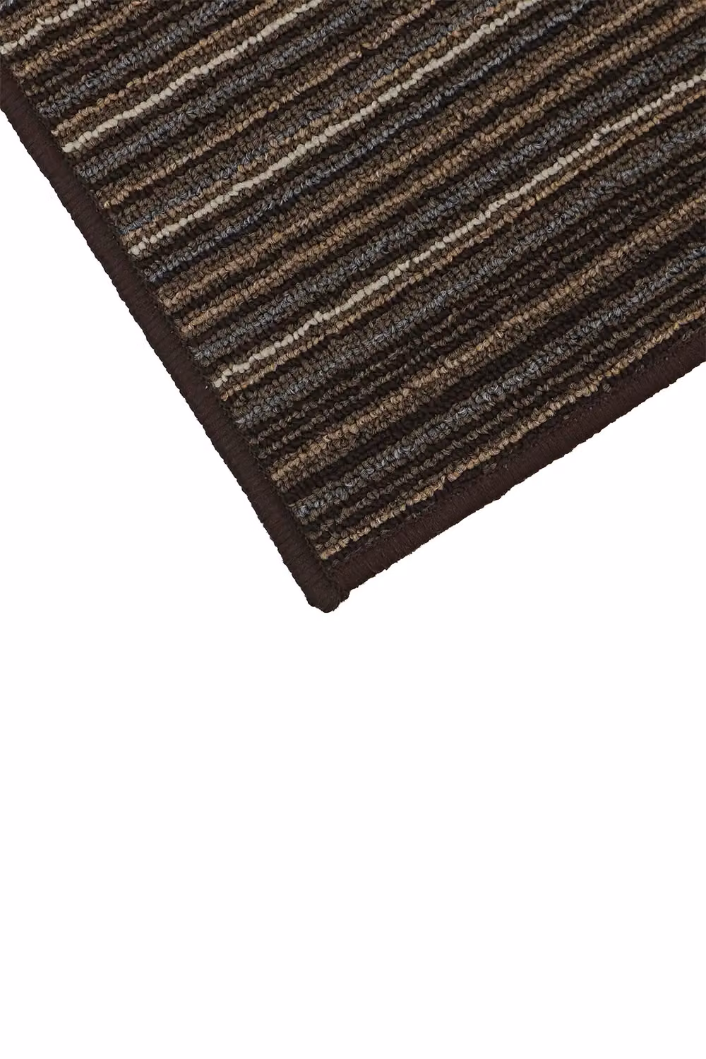 JVL Arona Machine Washable Striped Runner Doormat, Brown, W/D/H: 57 x 150 cm – 3