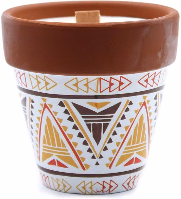 Serenityy Agnes + Cat Sage Herb Garden Candle in White Ceramic Vessel with Wooden Wick – 2