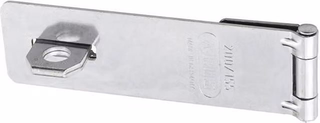 ABUS 200 Series Mechanical Steel Hasp and Staple in Silver