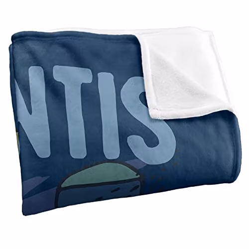 Warner Brothers Aquaman Silky Touch Super Soft Fleece Throw Blanket, White and Multicolour, W: 152 cm, D: 127 cm – 2