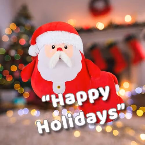 VFM e-Store Red Plush Christmas Santa Wall Decoration, W: 49 cm, H: 41 cm – 3