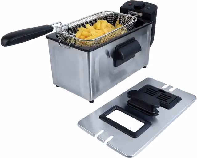 Igenix Deep Fat Fryer with Basket, 3 l, Silver – 2