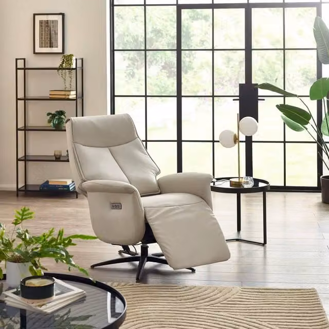 Julian Bowen Sofia Dual Recliner in Grey and Black