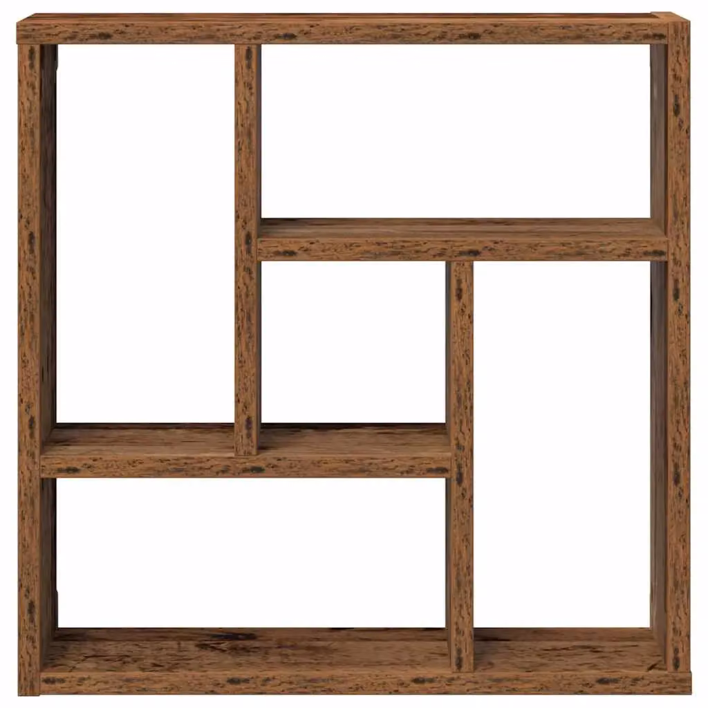Berkfield Home Old Wood Wall Shelf in Brown, W/D/H: 45 x 16 x 45 cm – 2