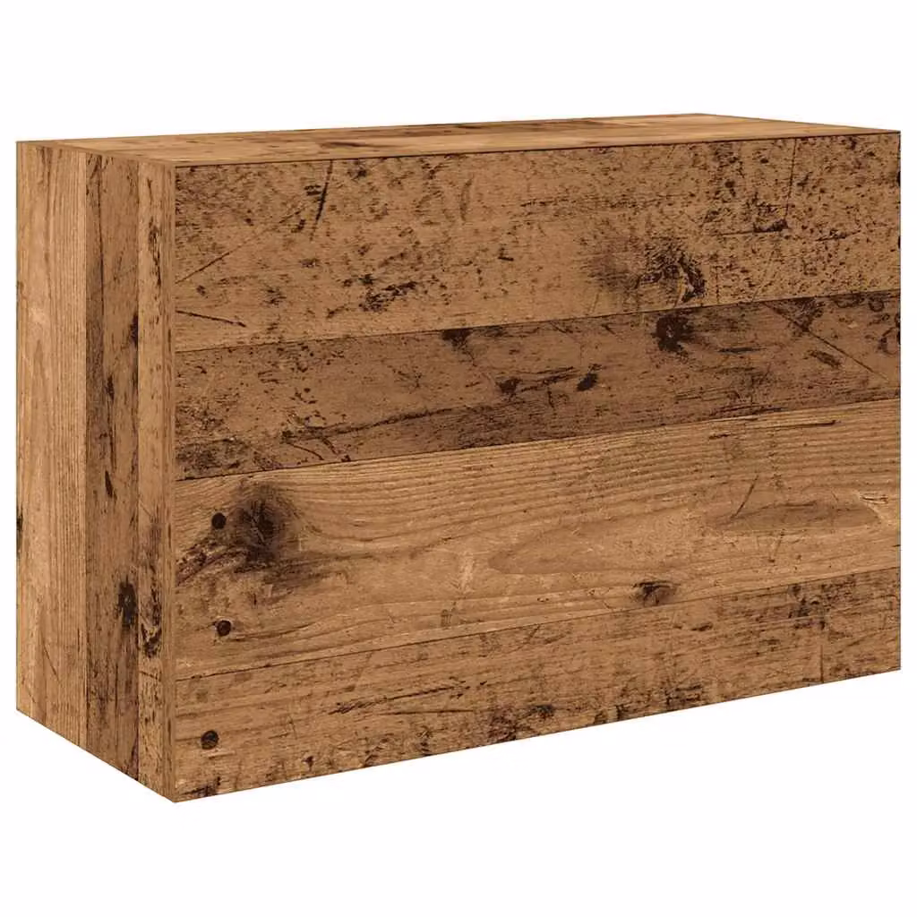Berkfield Home Bathroom Wall Cabinet in Old Wood Brown, W/D/H: 60 x 25 x 40 cm – 2