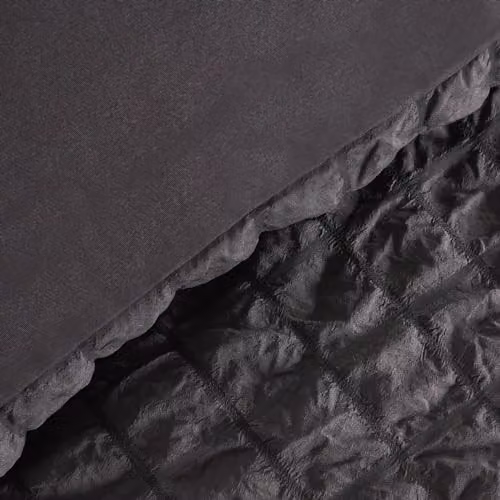OHS Grey Seersucker Geometric Duvet Cover Set with Matching Pillowcases, W/D/H: 180 x 200 cm, Pillowcase: 50 x 75 cm – 3