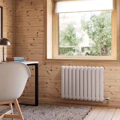 UK Radiators Sherwood White Round Top Column Electric Radiator with WIFI, W: 78.5 cm, H: 60.0 cm – 2