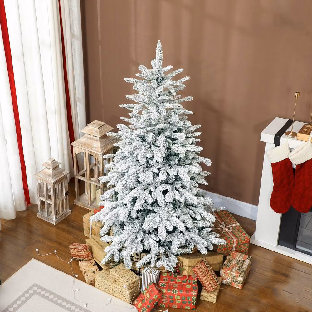STILVORA 150 cm Green Christmas Tree with Hinged Branches – 3