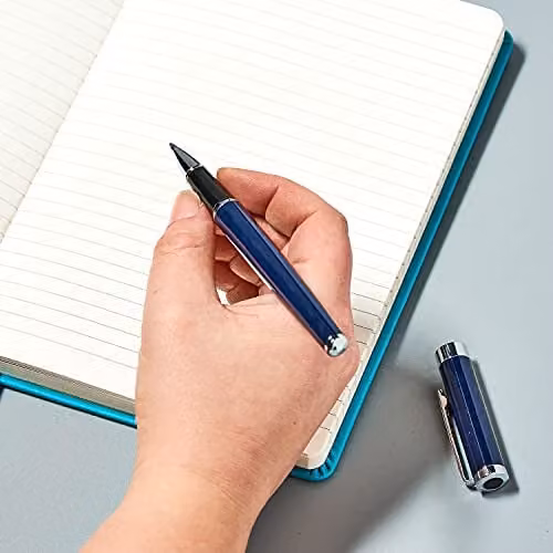 Helix Metal Rollerball Pen with Black Ink – 3