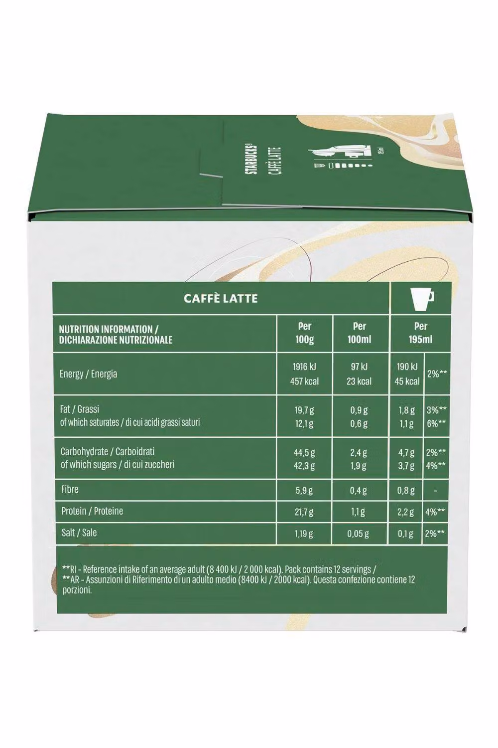 Nescafe Dolce Gusto Caffe Latte Coffee Pods, Green, 11.0 pods – 5
