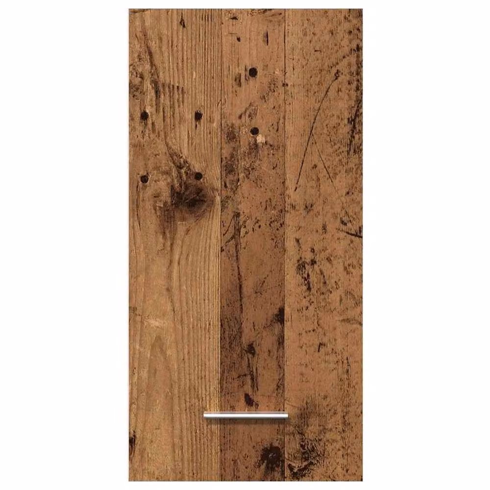 Berkfield Home Lyon Hanging Wall Cabinet in Brown Old Wood, W/D/H: 30 x 31 x 60 cm – 3