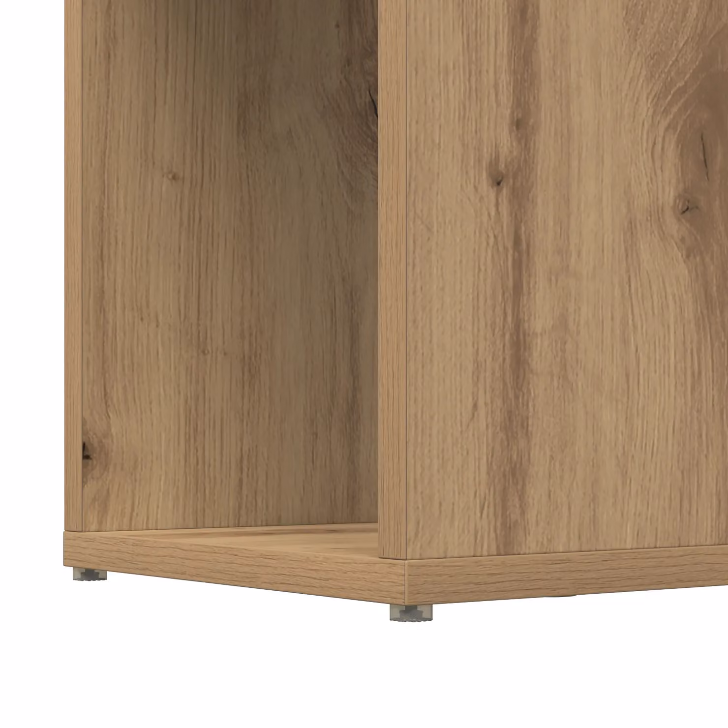 Berkfield Home Artisan Oak TV Stand in Brown, W/D/H: 80 x 24 x 155 cm – 2