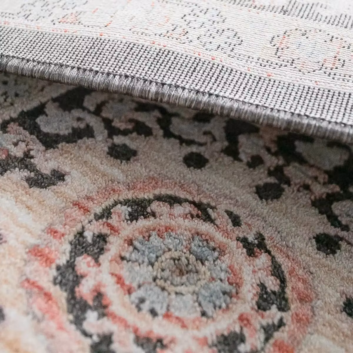 The Rug Shop UK Abstract Machine Woven Area Rug in Grey and Anthracite, W: 200 cm, L: 290 cm – 2