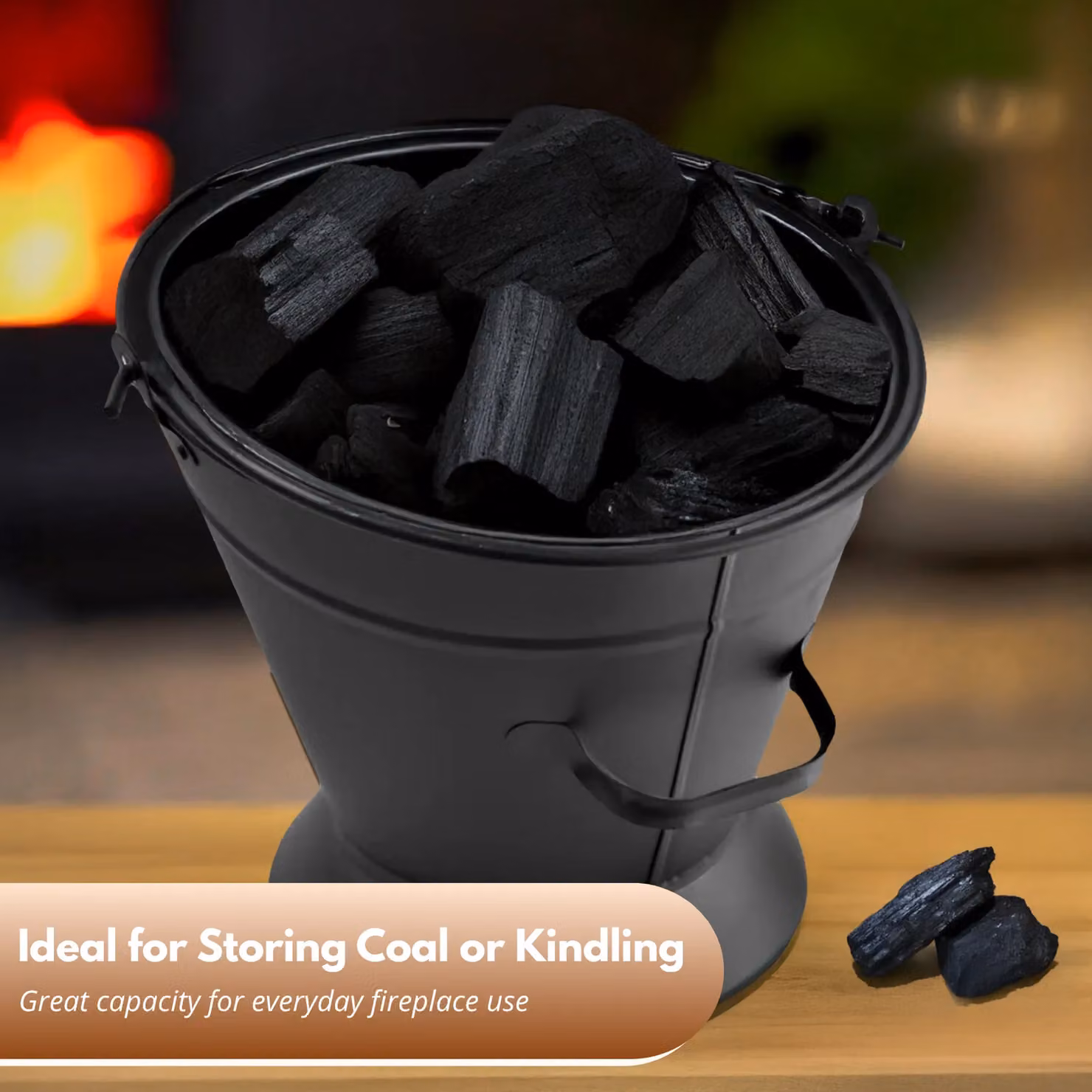 Marco Paul Black Coal Bucket Fireside Accessory – 5
