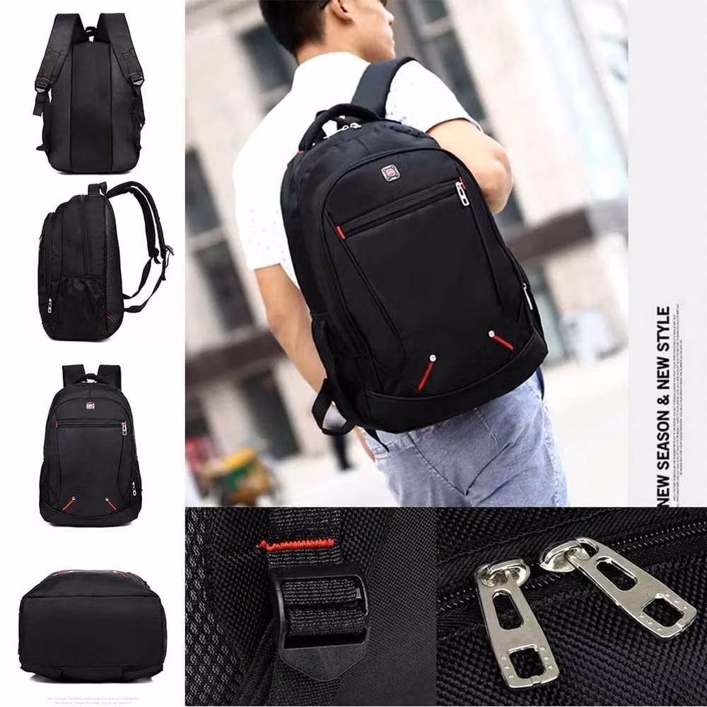NESTLUNE Black Waterproof Large Capacity Laptop Backpack – 6