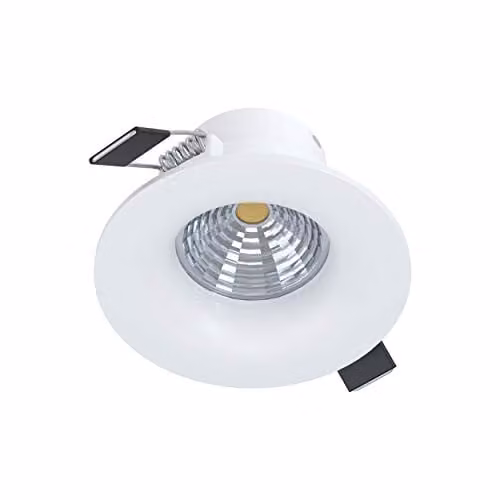 Loops White Round Aluminium Recessed LED Downlight 6W