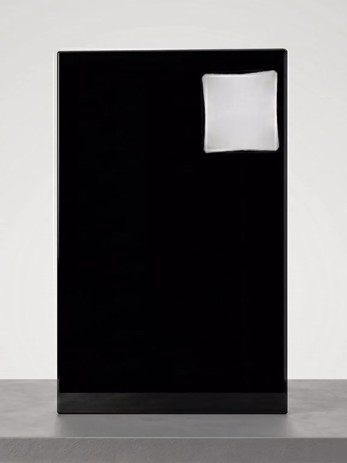 Cheap Furniture Warehouse Gloss Black Kitchen Cabinet Replacement Doors, 18mm Thickness, Width: 45 cm