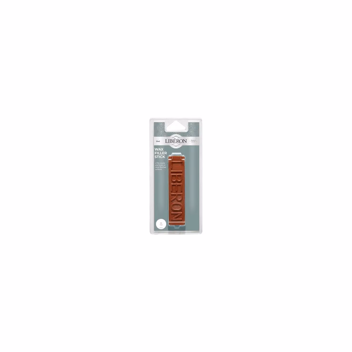 Liberon Quick Drying Wax Filler Stick in Teak Brown, 50g – 4