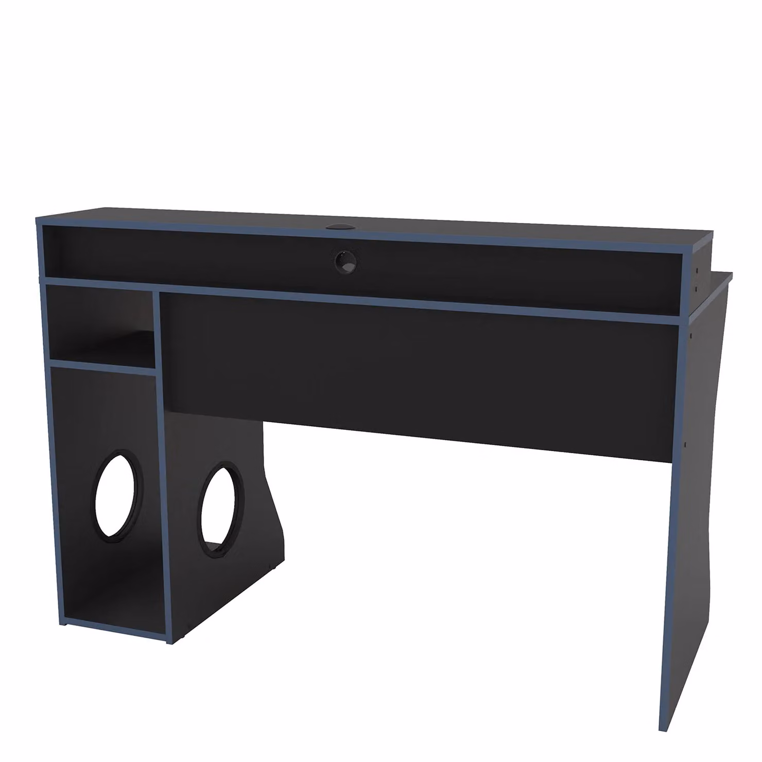 Birlea Enzo Gaming Computer Desk in Black and Blue – 3