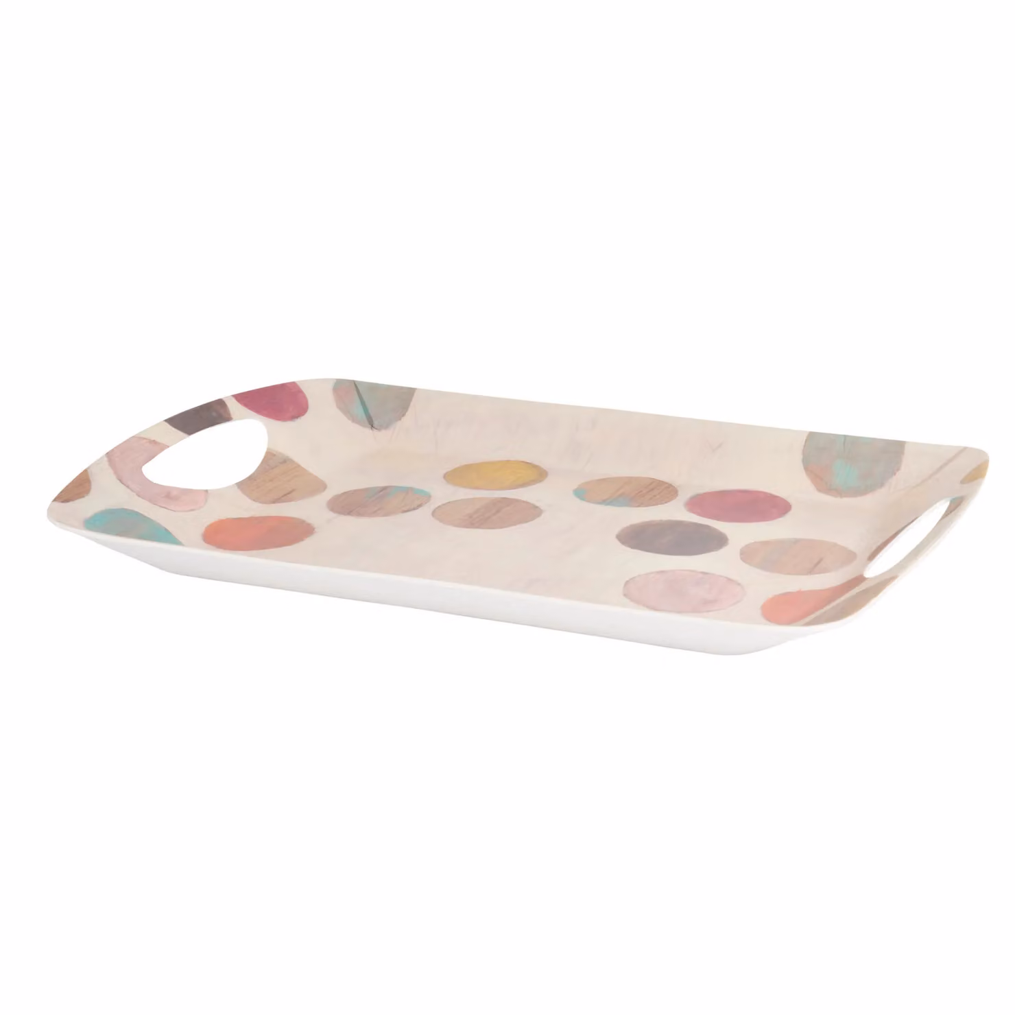 Creative Tops Retro Spots Large Rectangular Handled Melamine Tray, Multicolour, W: 47 cm, D: 33 cm – 4