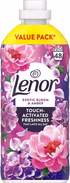 Lenor Touch Activated Freshness Fabric Conditioner Exotic Bloom and Amber