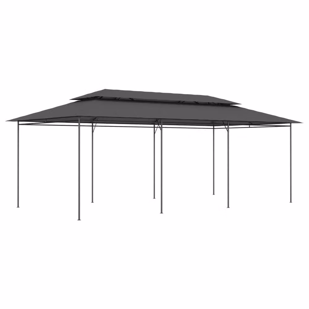 Berkfield Home Anthracite Hip Gazebo, W/D/H: 600 x 298 x 270 cm – 2