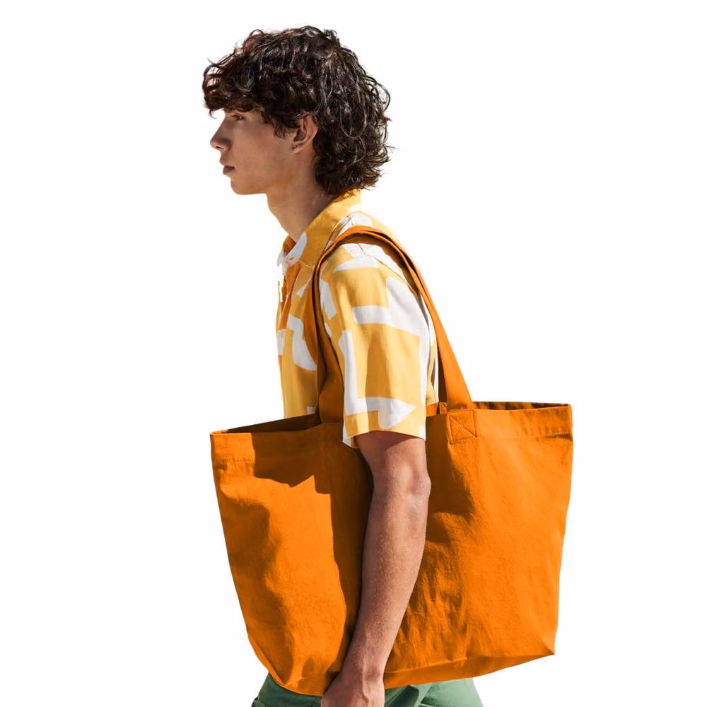 Westford Mill EarthAware Twill Shopper in Orange W/H/D: 44 x 37 x 16 cm – 2