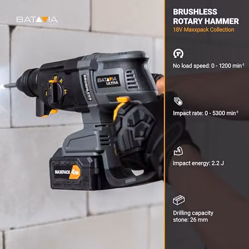Batavia 18V Brushless Hammer Drill in Grey (Bare Tool) – 7