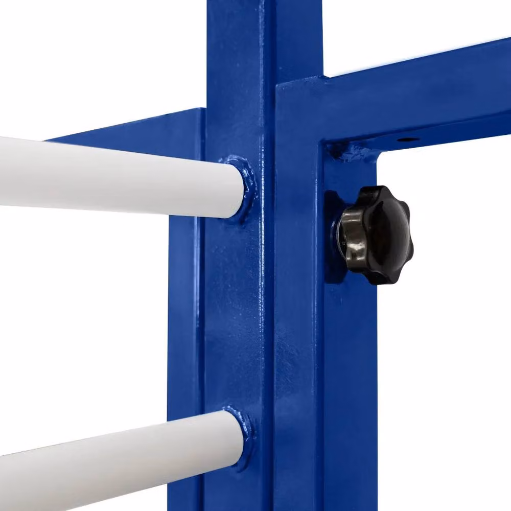 Monstershop Combi Spray Drying Rack Trolley with 4 Trolleys and 3 Connectors in Blue Steel – 4
