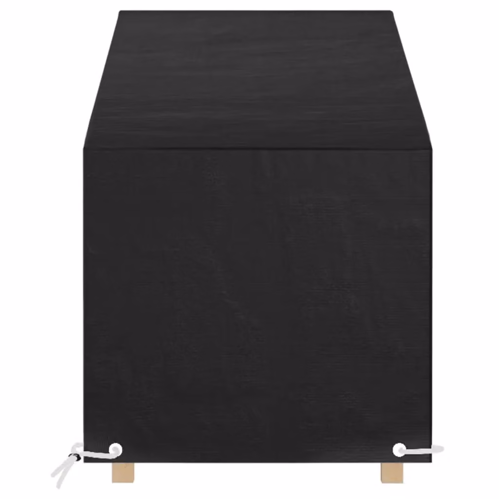 Berkfield Home Sunlounger Cover with 12 Eyelets, Black, W/D/H: 205 x 75 x 40/70 cm – 2