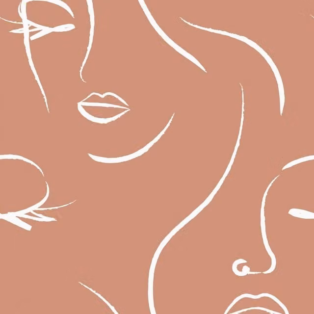 I Love Wallpaper Art Deco Abstract Wallpaper in Orange and Yellow