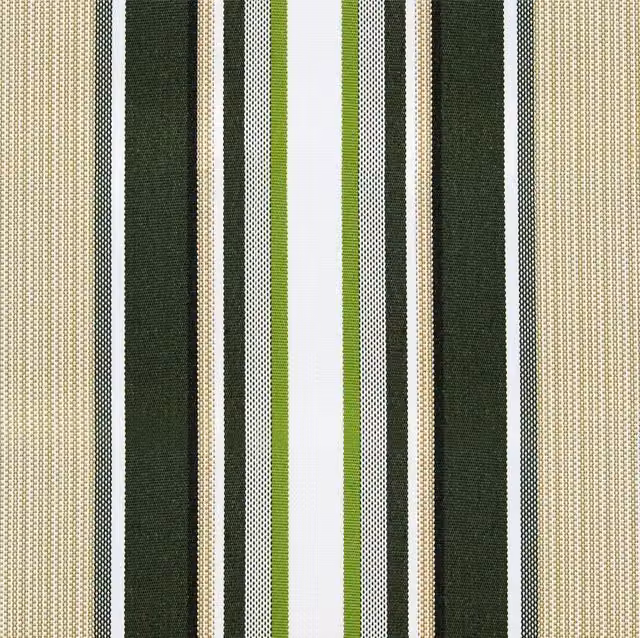 Primrose Awnings Replacement Awning Cover Fabric with Scalloped Valance, Multicolour, W: 4.5 m, D: 3 m – 1