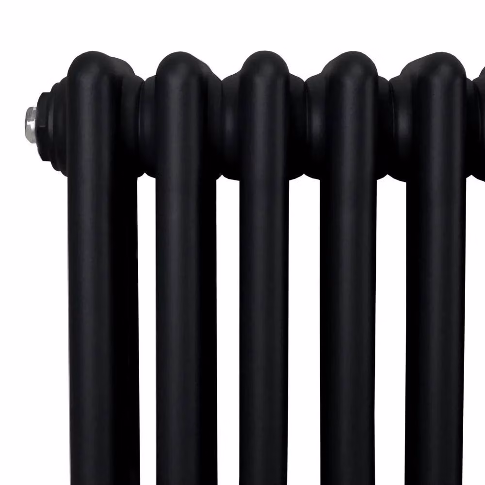 Monstershop Traditional 3 Column Steel Radiator, Black, H x W x D: 180 x 47.2 x 10 cm – 3