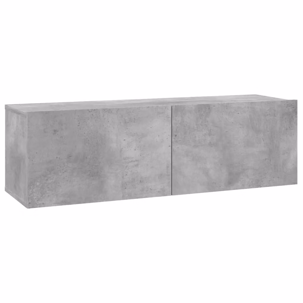 Berkfield Home TV Cabinet in Concrete Grey, W/D/H: 100 x 30 x 30 cm – 2