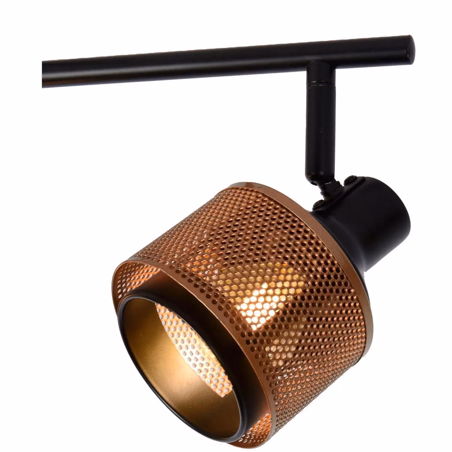 Lucide Rafa Dimmable and Adjustable Metal Ceiling Spotlight Bar in Black with 4 x E14 Sockets – 5