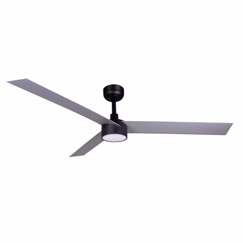 Netlighting Cruiser 160cm LED Ceiling Fan in Black with Aluminium Blades