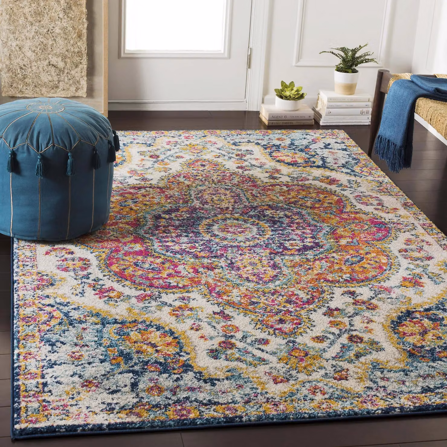 Livabliss Elaziz Vintage Boho Traditional Machine Woven Rug, Multicolour, W: 80 cm, L: 230 cm – 4