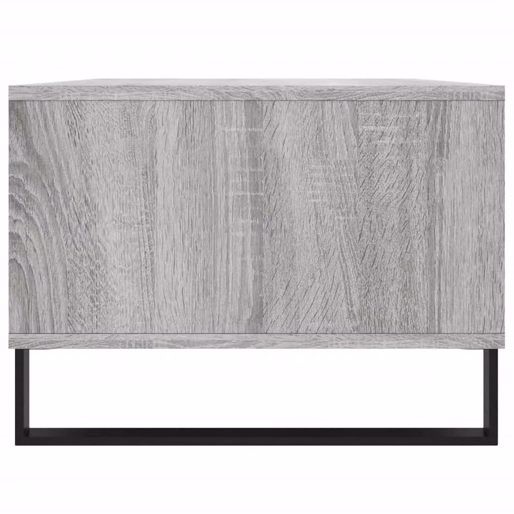 Berkfield Home Modern Rectangular Coffee Table in Grey Sonoma, W/D/H: 90 x 50 x 36.5 cm – 3