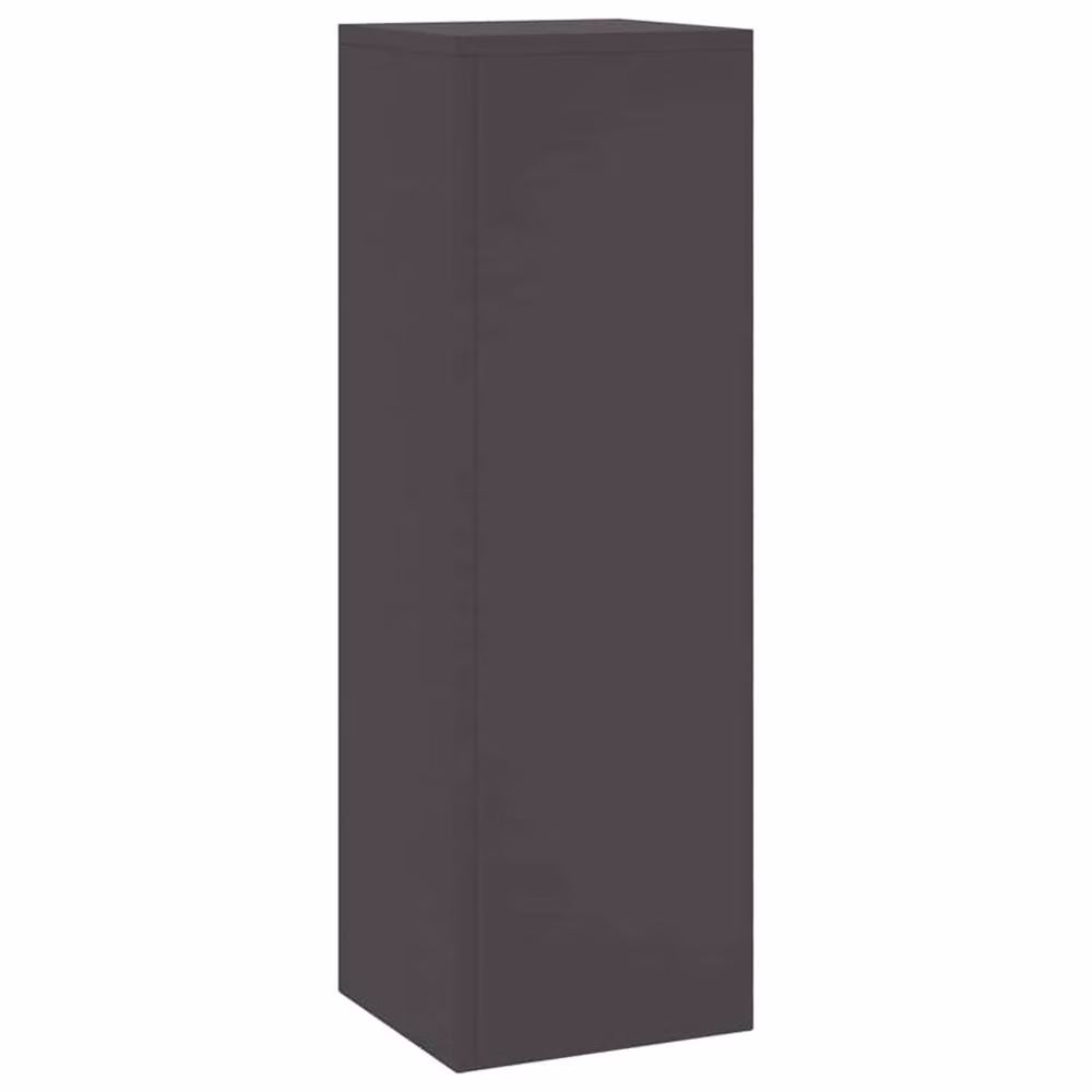 Berkfield Home Outdoor Pillar Plant Stands, 2 Piece Set, Black Steel, W/D/H: 24 x 24 x 75 cm – 4