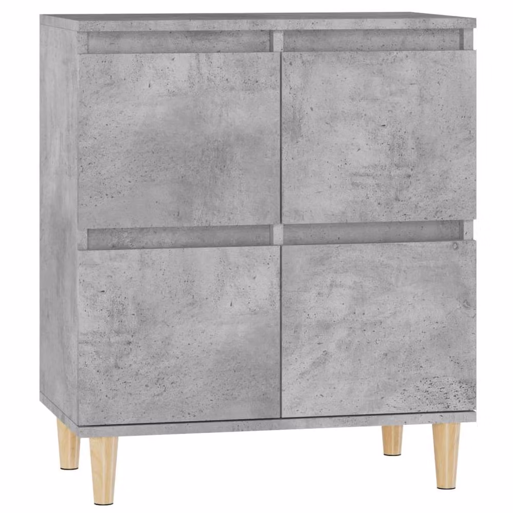Berkfield Home Sideboard in Concrete Grey, W/D/H: 60 x 35 x 70 cm – 2