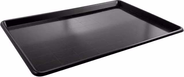 SPETLEK Heavy Duty Plastic Oil Drip Drain Tray in Black, W/D/H: 90 x 60 x 4 cm