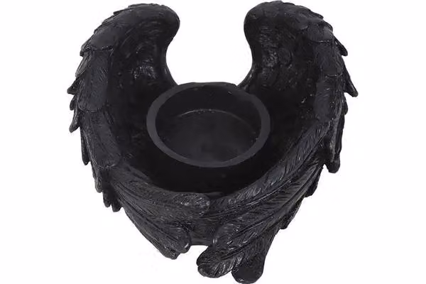 KDMD Raven Wings Tealight Candle Holder in Grey and Black – 3