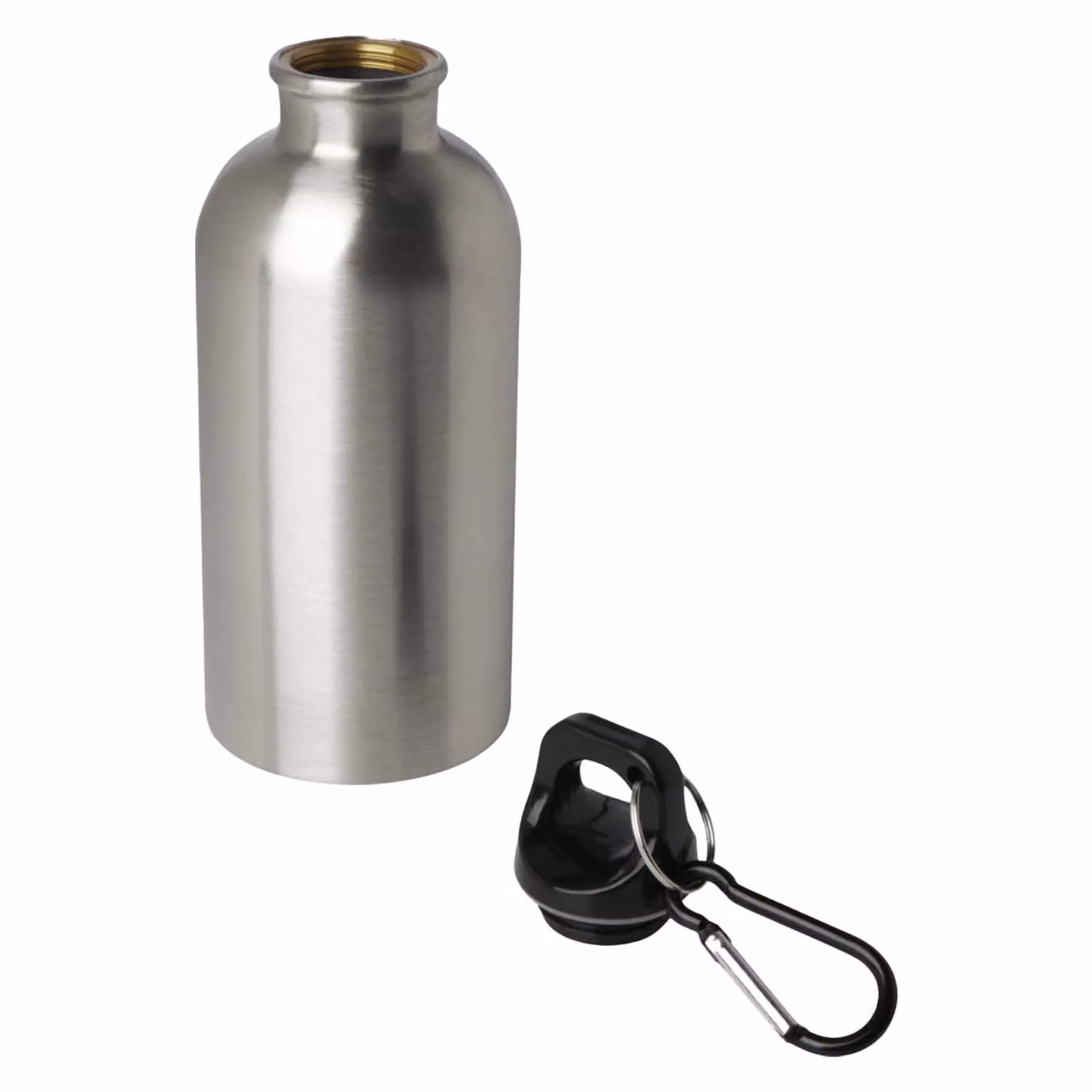 Floso Stainless Steel Single Wall 400ml Water Bottle in Silver – 2