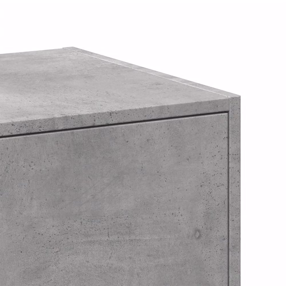 Berkfield Home Apothecary Cabinet in Concrete Grey, W/D/H: 30 x 41 x 174.5 cm – 3