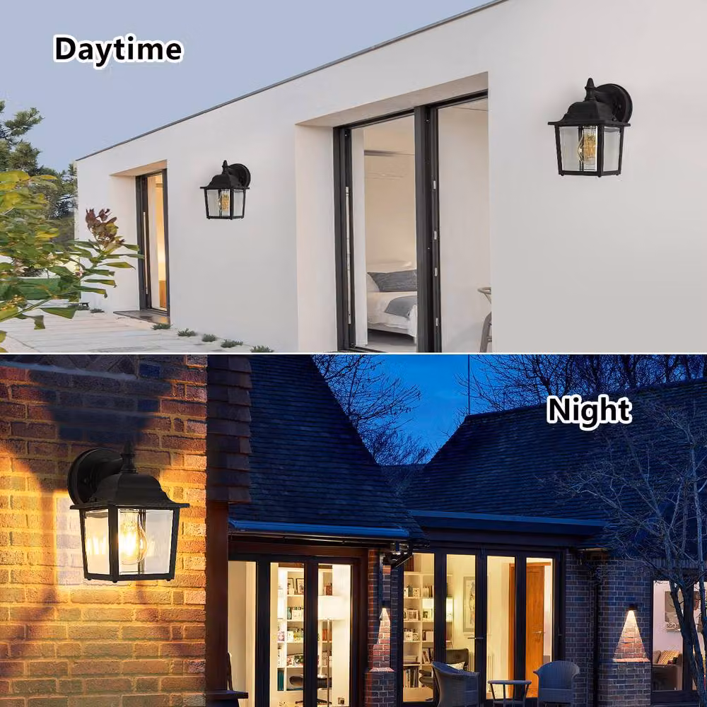 Pheashine Black Outdoor Wall Lamp with E27 Socket and IP54 Rating for Gardens and Porches – 5